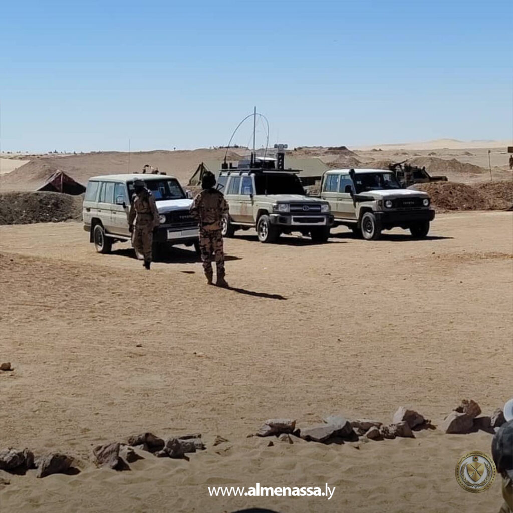 اجتماع بين القوات المسلحة الليبية والتشادية عند النقطة 35 لتفعيل آلية عمل مشتركة بين القيادات 1 Extra 223