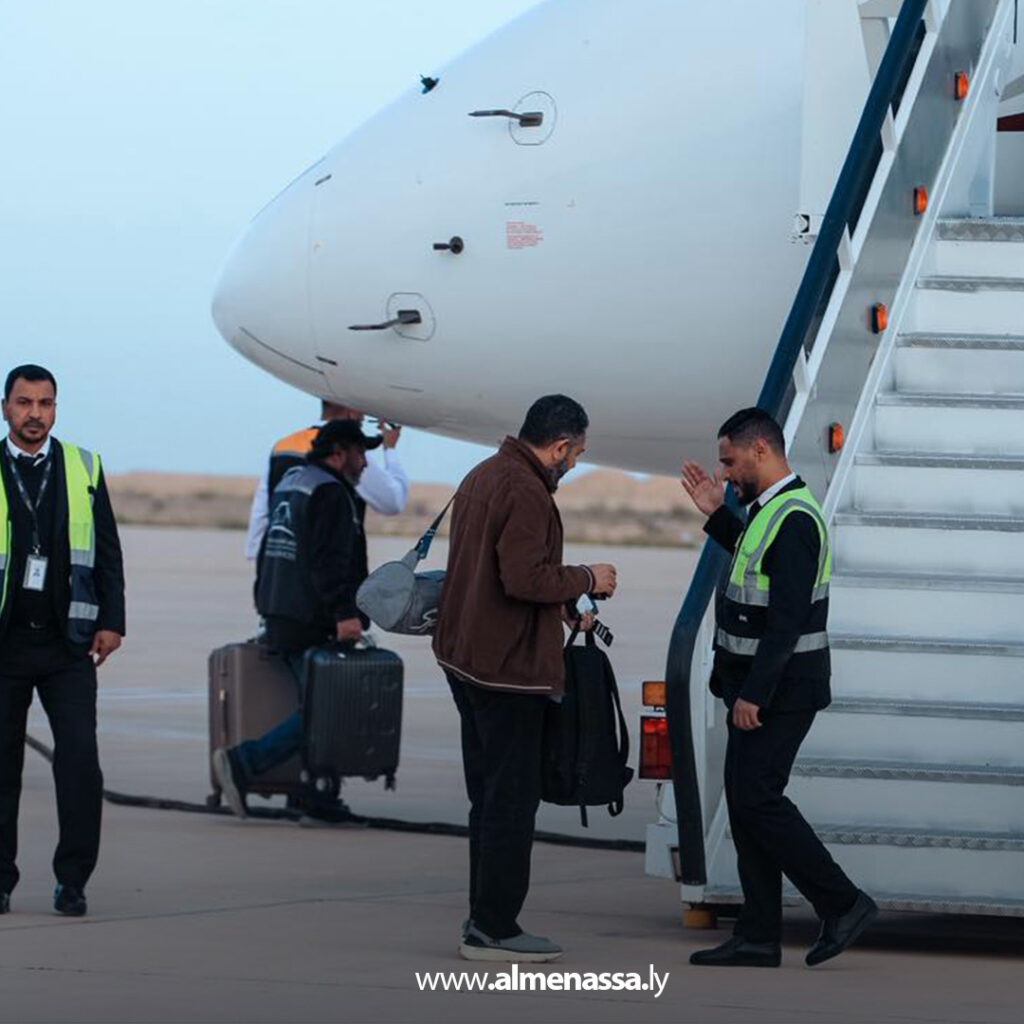 Extra 62.jpg1 62 وصول وانطلاق أولى الرحلات الرسمية عبر مطار خليج سرت الدولي