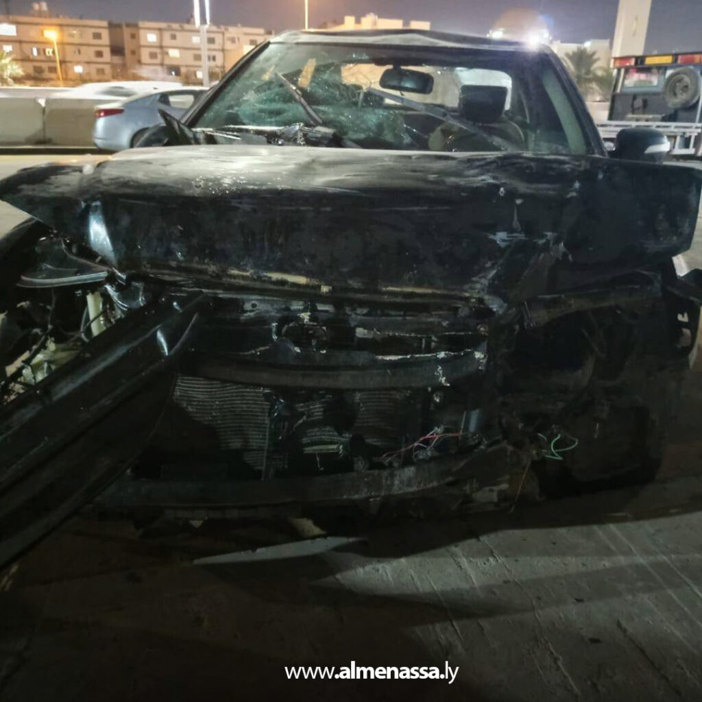 Extra 84 أمن طرابلس: حادث مروري بين خمس مركبات بالطريق الدائري الثالث