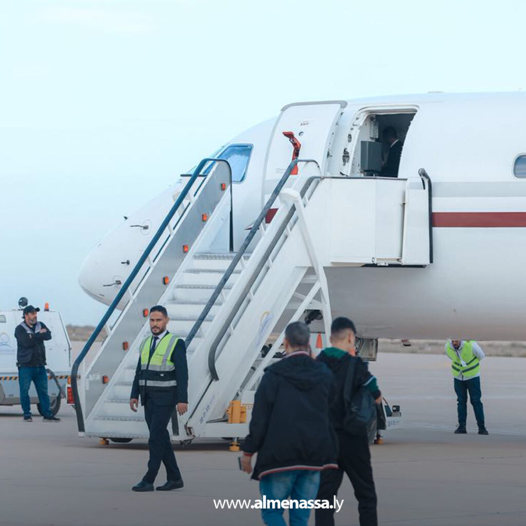Extra 86 وصول وانطلاق أولى الرحلات الرسمية عبر مطار خليج سرت الدولي