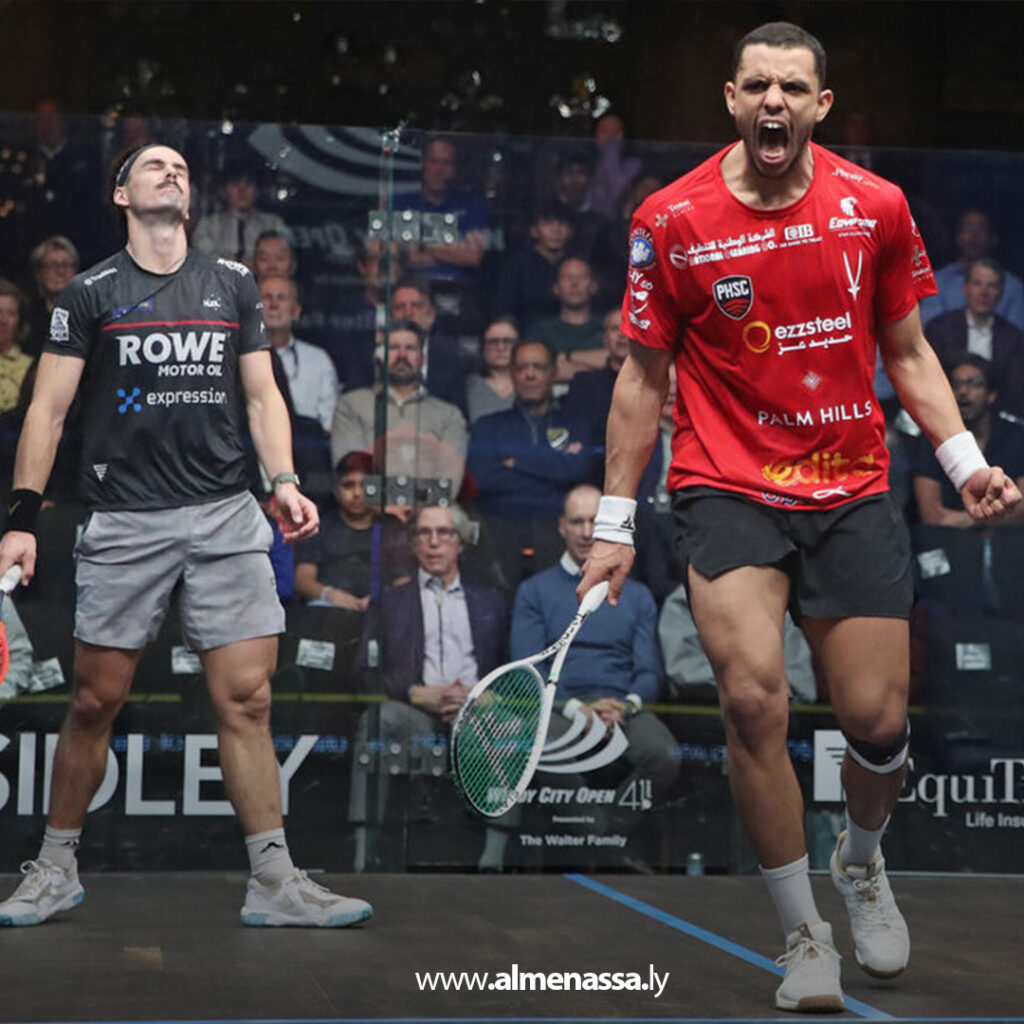 المصريان مصطفى عسل ونور الشربيني يتوجان بلقب ويندي سيتي المفتوحة للإسكواش 2 Extra 94.jpg1 94