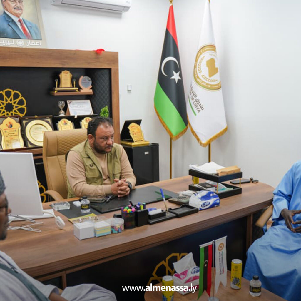 Extra 1.jpg9 1 استقبال سفير النيجر بسبها لبحث مشاريع صندوق التنمية وإعادة إعمار ليبيا بالمنطقة الجنوبية