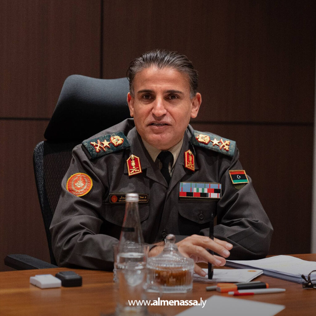 النمروش يستقبل قائد عملية إيريني وسفير الاتحاد الأوروبي