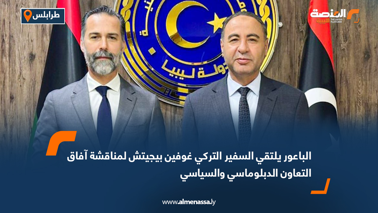 الباعور يلتقي السفير التركي غوفين بيجيتش لمناقشة آفاق التعاون الدبلوماسي والسياسي