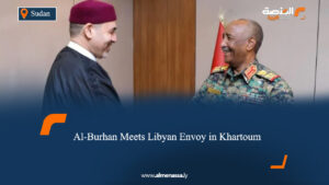Al-Burhan Meets Libyan Envoy in Khartoum