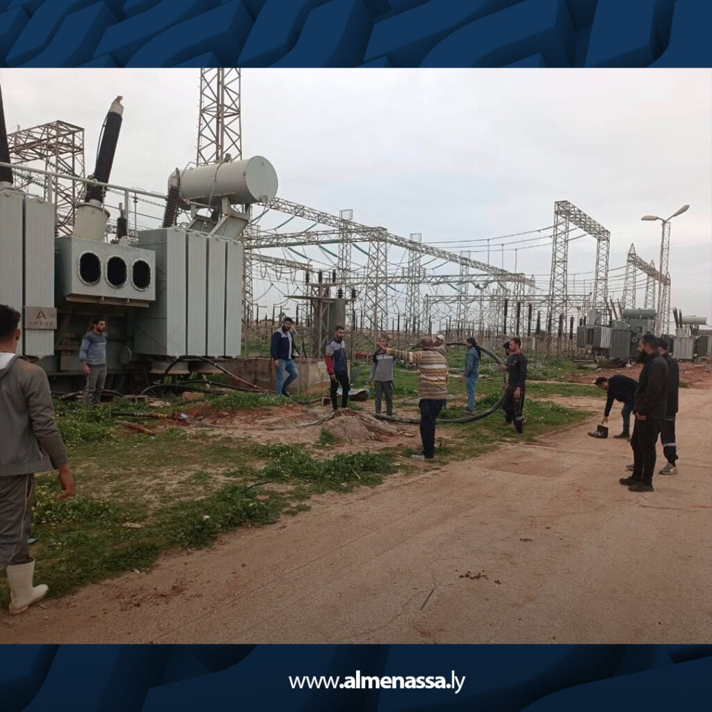 extra Recovered 14.jpg5 14 استكمال ربط مغذيات محطة المرج الجديدة وعودة الاستقرار التدريجي للشبكة الكهربائية