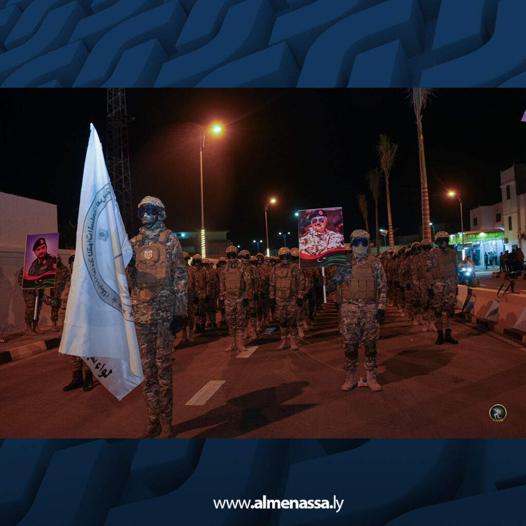 مسير ليلي لوحدات لواء سبل السلام في الكفرة يؤكد الجاهزية والانضباط 19 extra Recovered 2.jpg20 2