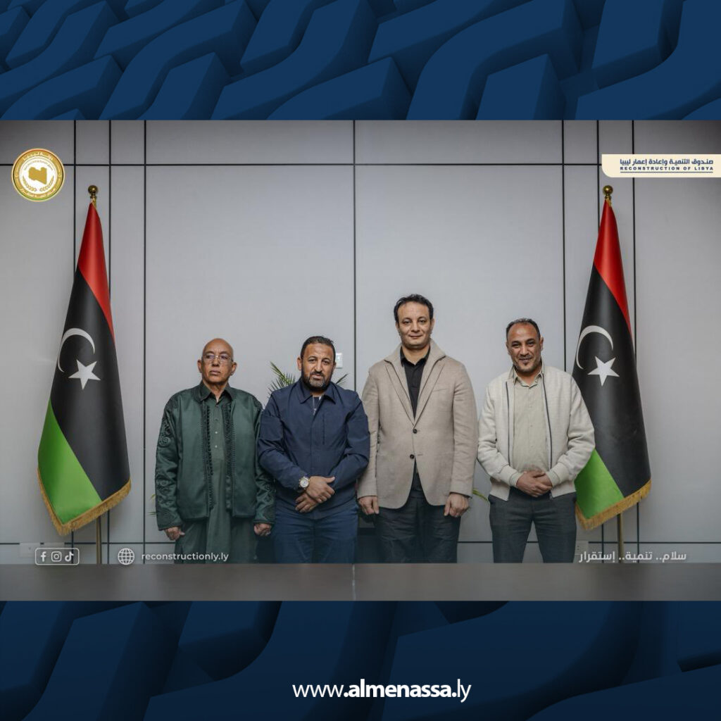 Extra 21 المهندس بالقاسم حفتر يبحث احتياجات بلديات الواحات وتسريع تنفيذ مشاريع التنمية