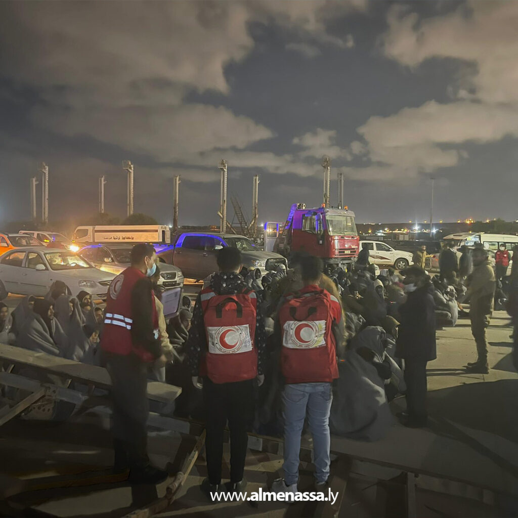 Extra 8.jpg1 8 الهلال الأحمر ينقذ 116 مهاجراً من ثلاثة مراكب قبالة سواحل طبرق