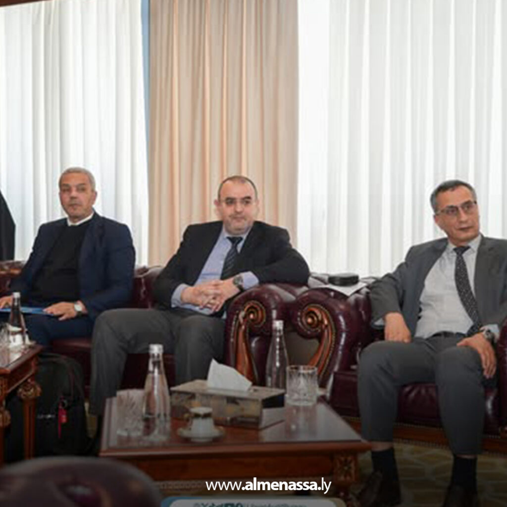 Extra 163 رئيس ديوان المحاسبة يناقش مع المصرف الليبي الخارجي تطوير الأداء وتعزيز الحوكمة
