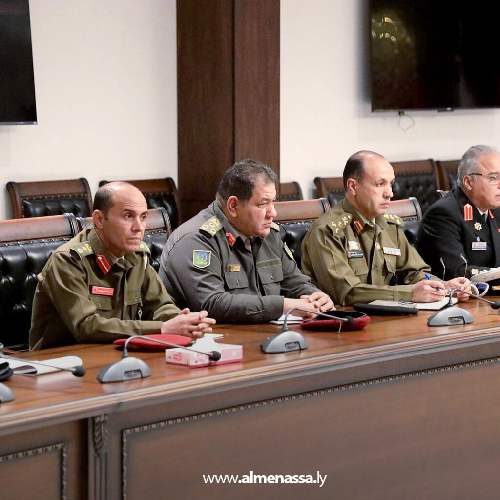 Extra 23 النمروش يعقد اجتماعًا موسعًا لمعالجة ملفات مرتبات العسكريين