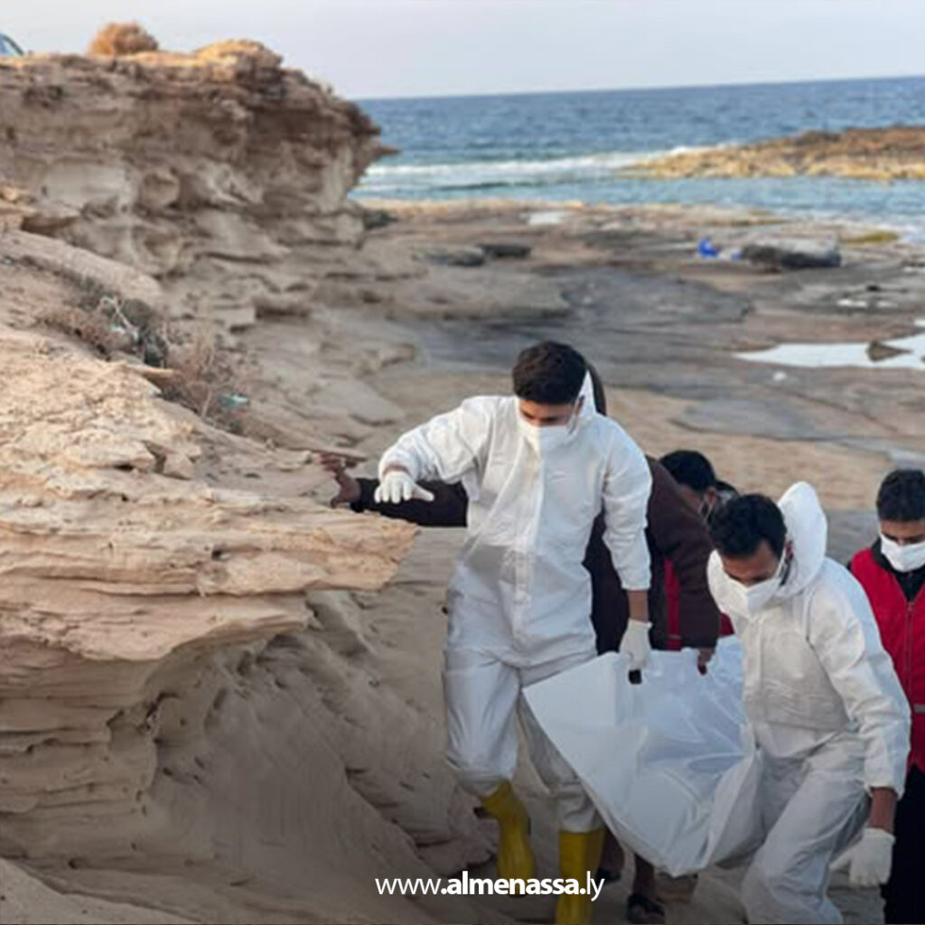 Extra 26 الهلال الأحمر ينتشل جثة مهاجر قبالة سواحل درنة