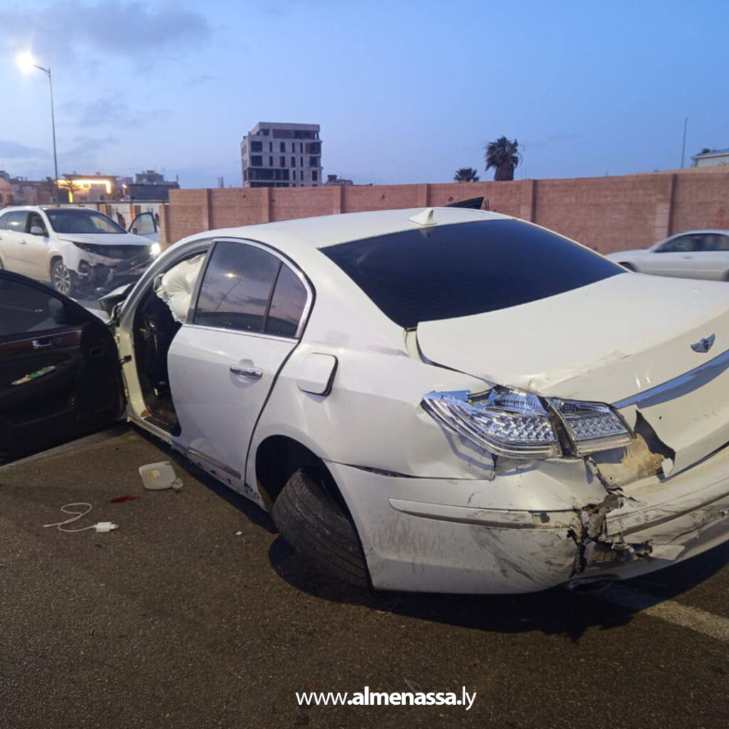 Extra 85 أمن طرابلس: إصابات في حادث سير بحي الأندلس بسبب السرعة الزائدة