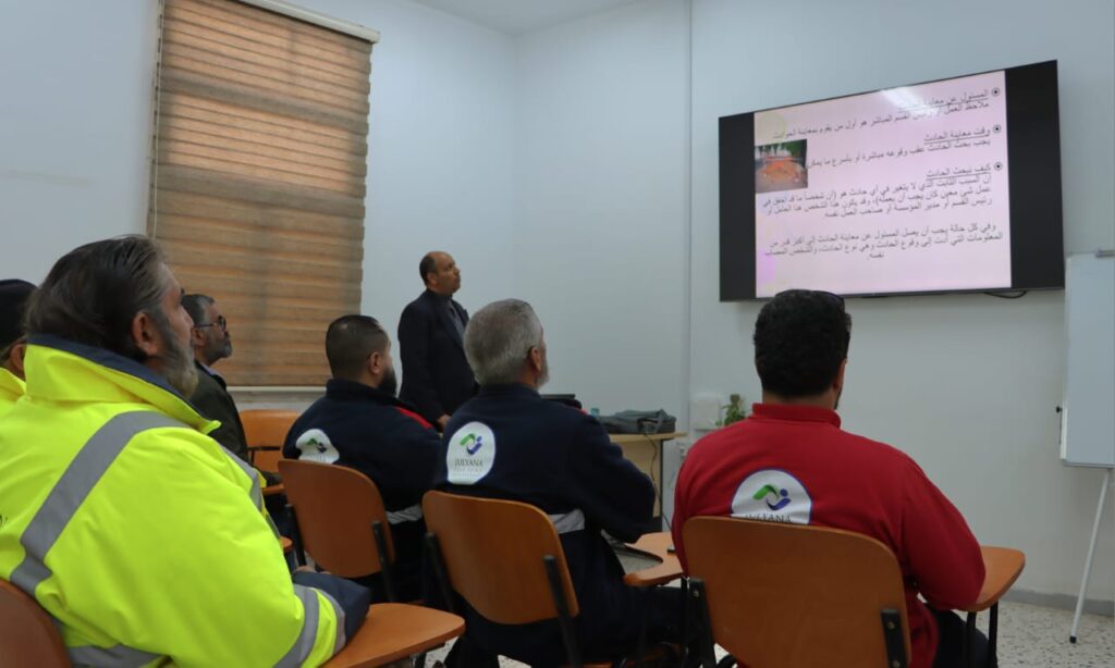 WhatsApp Image 2026 03 30 at 8.57.26 PM 1 المنطقة الحرة جليانة تستأنف برنامجها التدريبي بدورة مكثفة في الأمن والسلامة المهنية