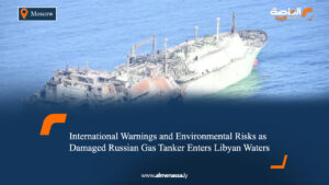 International Warnings and Environmental Risks as Damaged Russian Gas Tanker Enters Libyan Waters