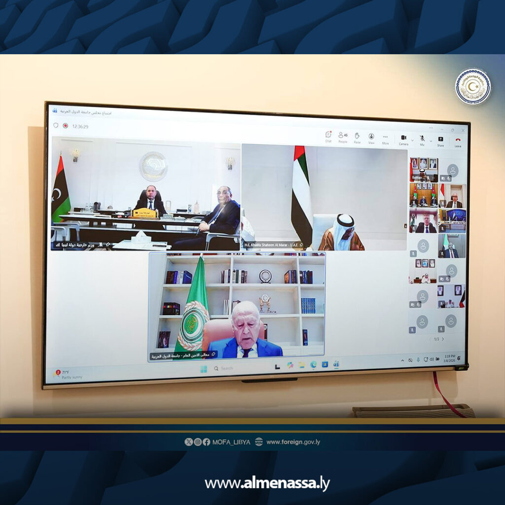 extra Recovered 10.jpg1 10 الباعور يشارك في الاجتماع الطارئ لوزراء الخارجية العرب ويؤكد تضامن ليبيا مع الدول المتضررة