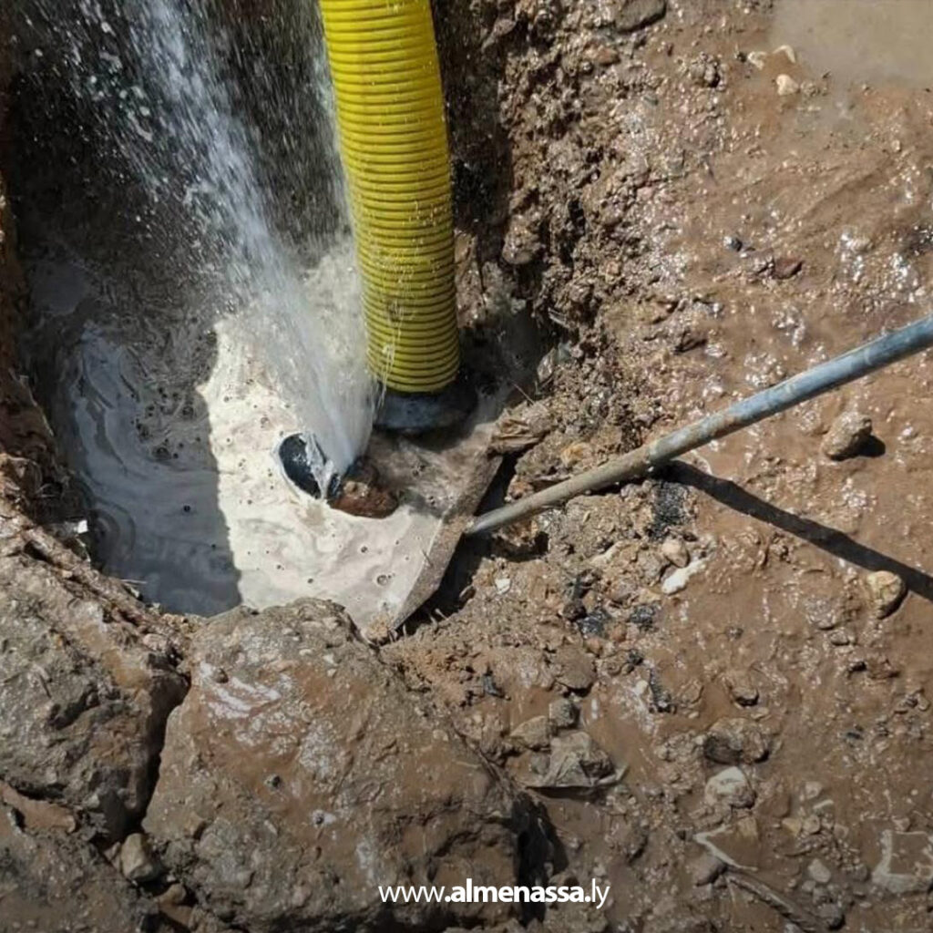 extra Recovered 4.jpg1 4 الشركة العامة للمياه والصرف الصحي تواصل أعمال الصيانة في صبراتة والزاوية وجادو