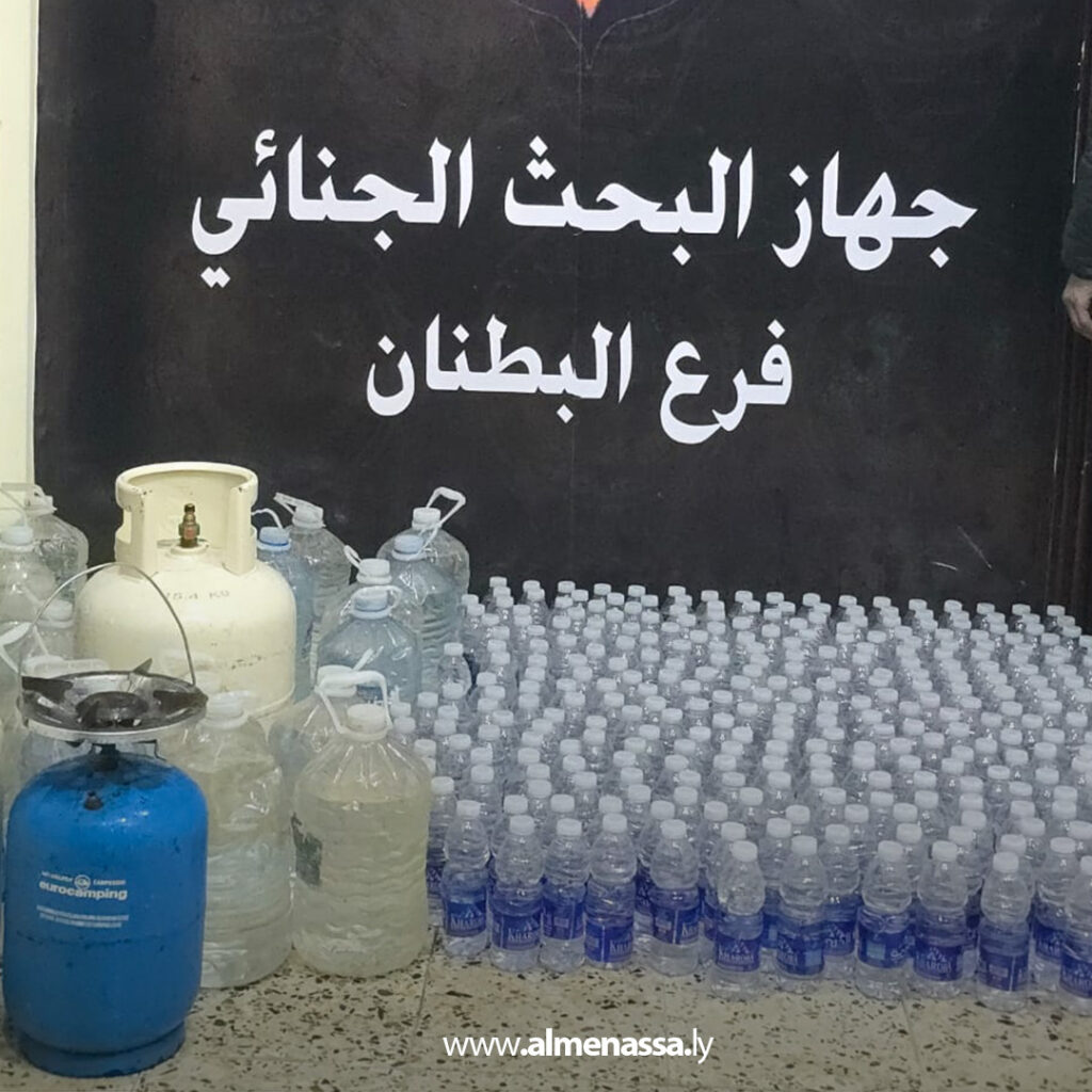 extra Recovered 53 جهاز البحث الجنائي فرع البطنان يداهم مصنع خمور محلية بالخوير ويضبط كميات معدّة للتوزيع