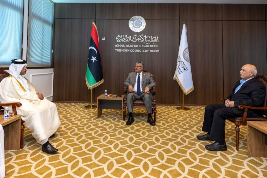 1 19 تكالة يبحث مستجدات العملية السياسية مع سفير قطر لدى ليبيا