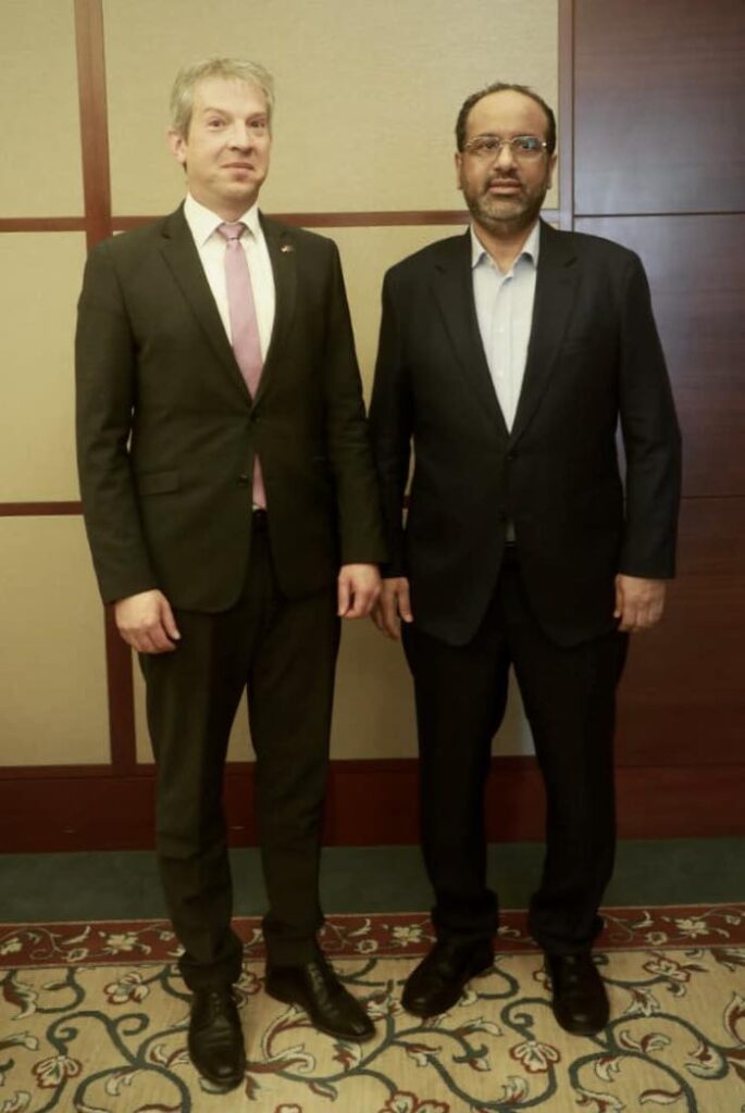 1 21 الزادمة يبحث مع القائم بالأعمال الألماني العلاقات الثنائية وملف الهجرة غير النظامية