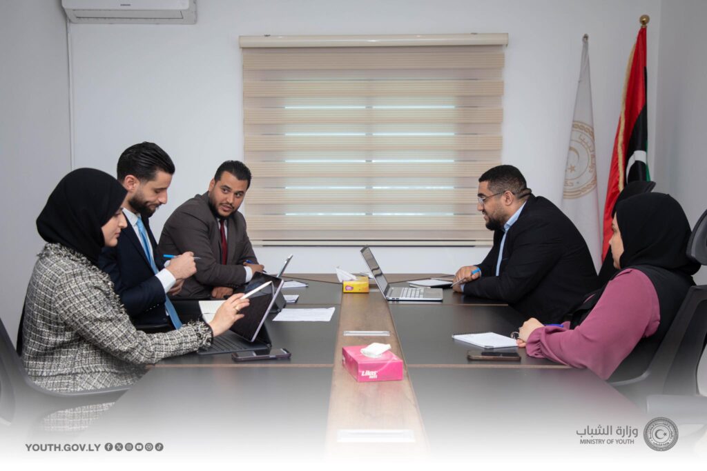 674169638 1348394280680480 1692978064569092876 n اللجنة المكلفة من وزارة الشباب تراجع معايير اختيار الوفد الليبي بروسيا