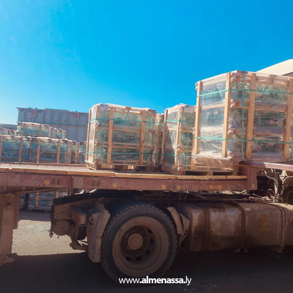 الشركة العامة للكهرباء تواصل دعم مشروع خط نقل الطاقة غرب طرابلس – التبة 1 Extra 108