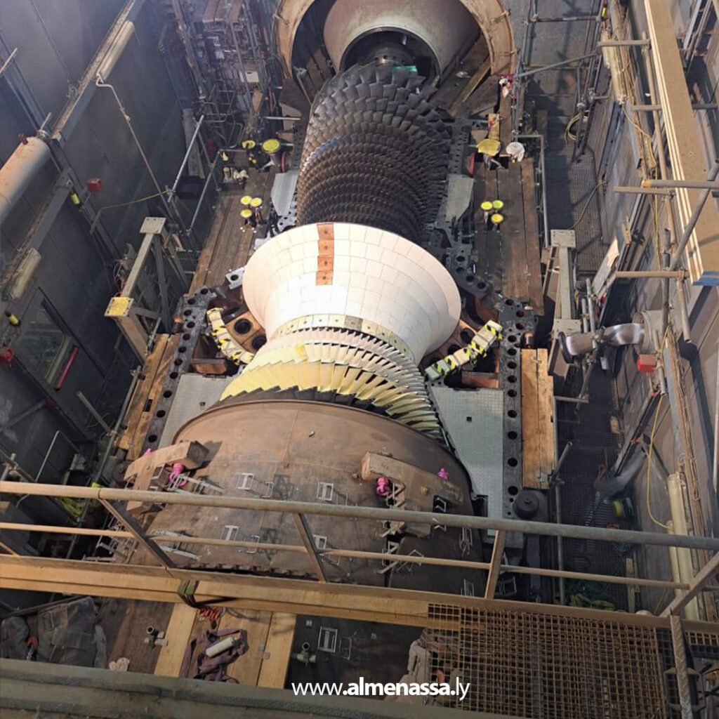 Extra 123.jpg11 123 وصول أعمال العمرة الجسيمة للوحدة الخامسة بمحطة الزويتينة الغازية إلى مراحلها النهائية