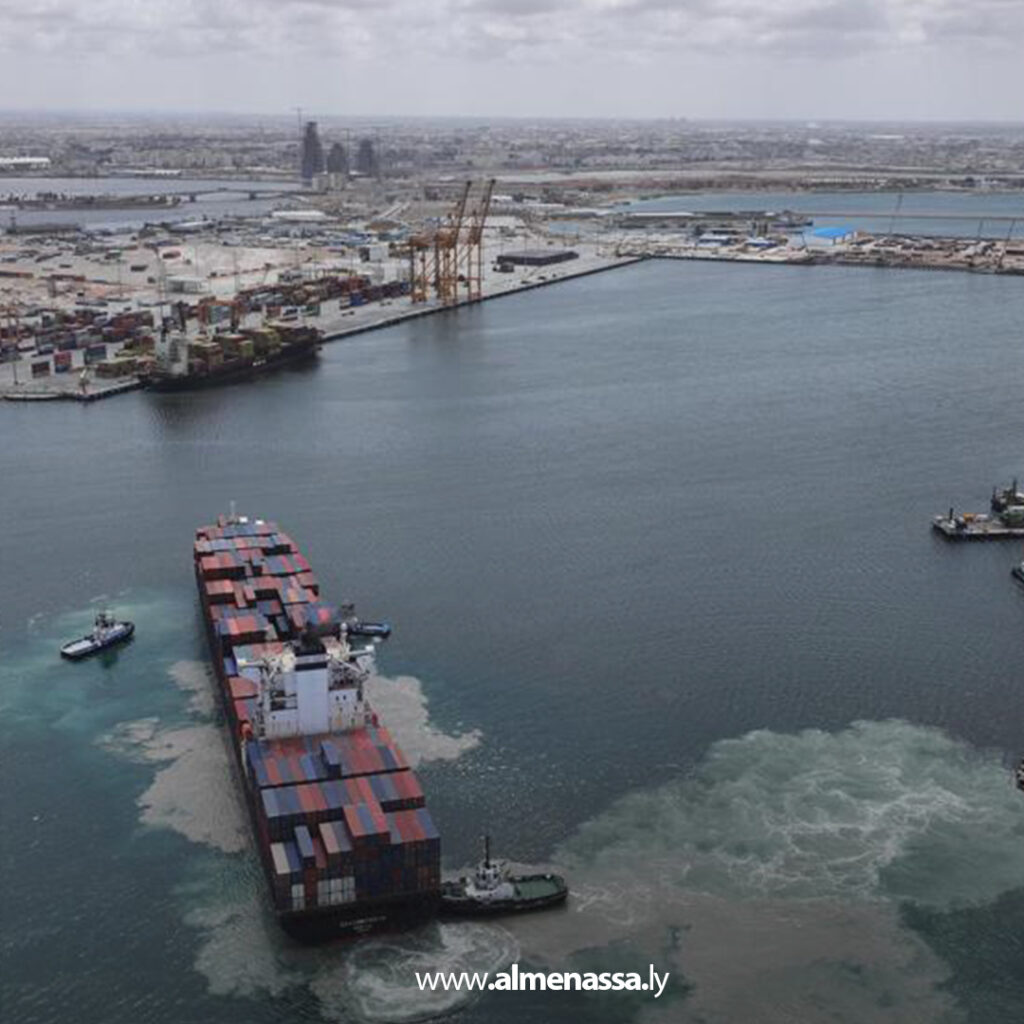 Extra 130.jpg2 130 ميناء المنطقة الحرة جليانة يستقبل سفينة حاويات عملاقة