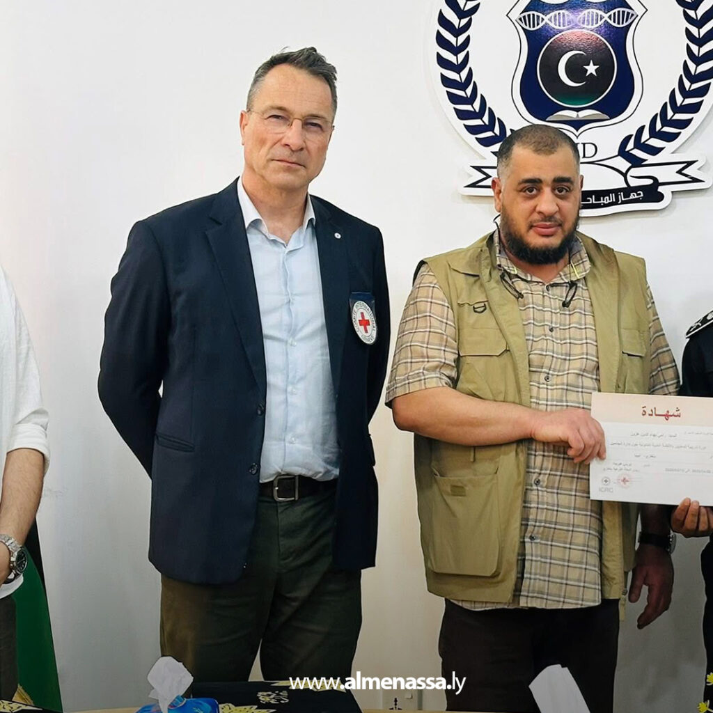 Extra 174.jpg1 174 المباحث الجنائية بنغازي تنهي برنامج متقدم للتعامل مع الرفات البشرية في مواقع الكوارث