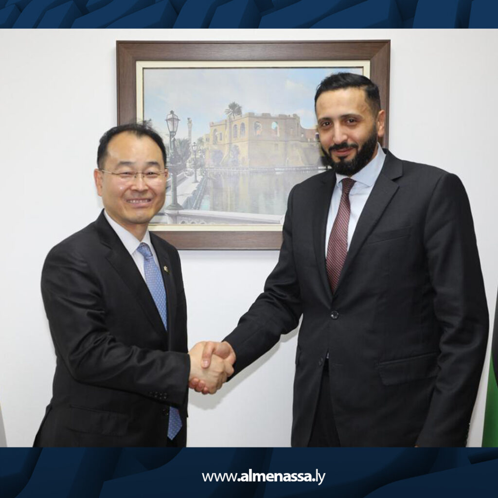 Extra 186 وزير الاقتصاد يبحث مع وزير خارجية كوريا الجنوبية عودة الشركات الكورية إلى السوق الليبي