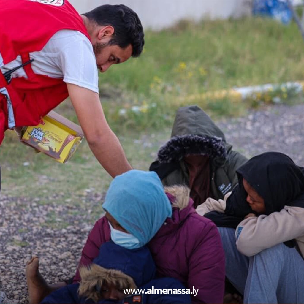 Extra 202 الهلال الأحمر: نواصل الجهود الإنسانية لدعم المهاجرين في صرمان