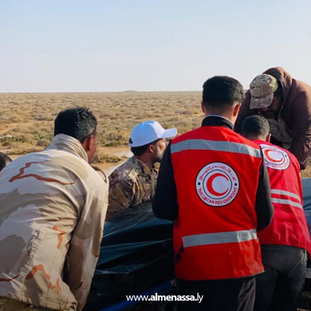 Extra 203 الهلال الأحمر: إنقاذ 4 مهاجرين وانتشال 6 جثامين بعد 48 ساعة بحث قبالة طبرق