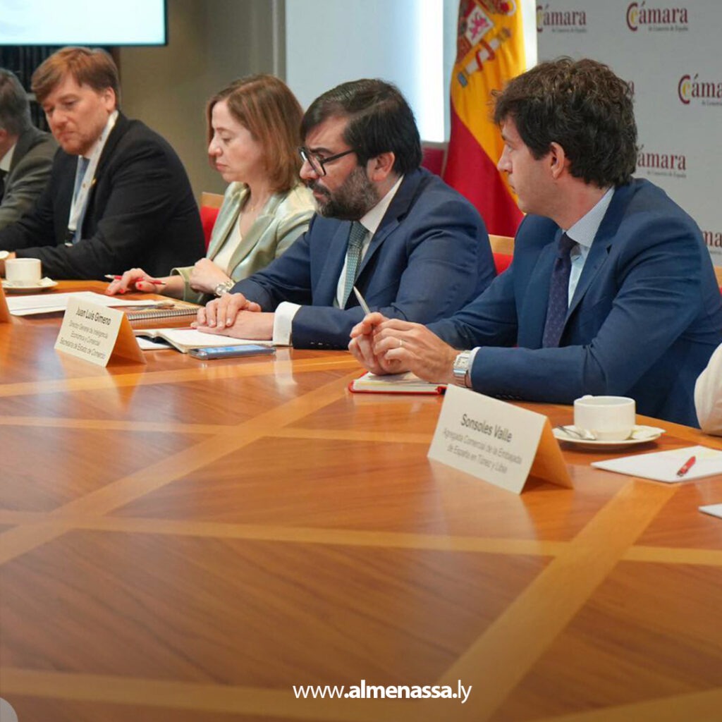 Extra 263 وزير الصناعة يترأس وفد ليبيا المشارك في أعمال المنتدى الاقتصادي الليبي الإسباني