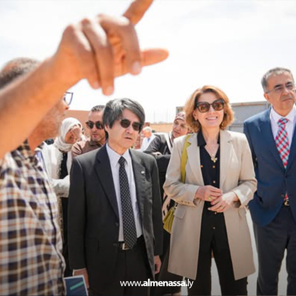 Extra 323 سفير اليابان وفريق UNDP يزوران مشاريع تنموية في تاجوراء ويؤكدان أهمية الشراكات الدولية