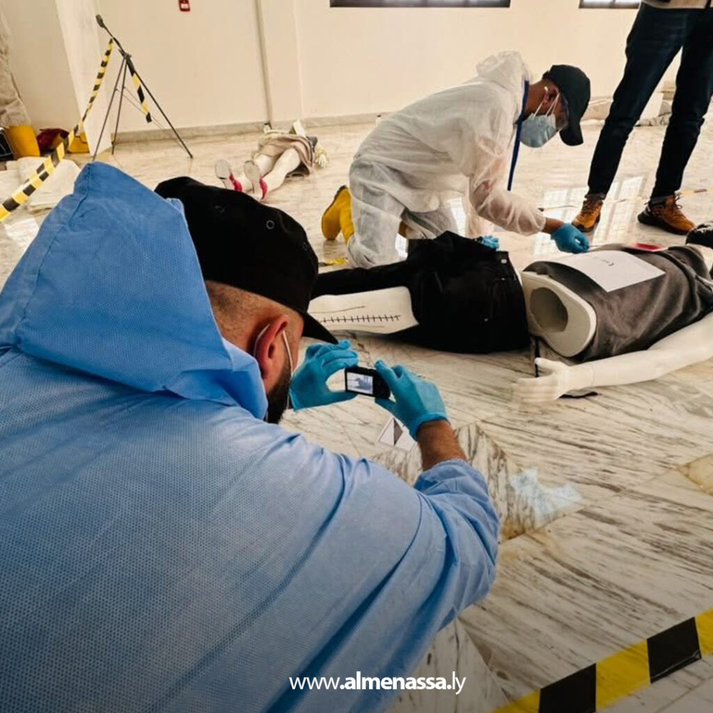 Extra 41.jpg5 41 المباحث الجنائية بنغازي تنهي برنامج متقدم للتعامل مع الرفات البشرية في مواقع الكوارث