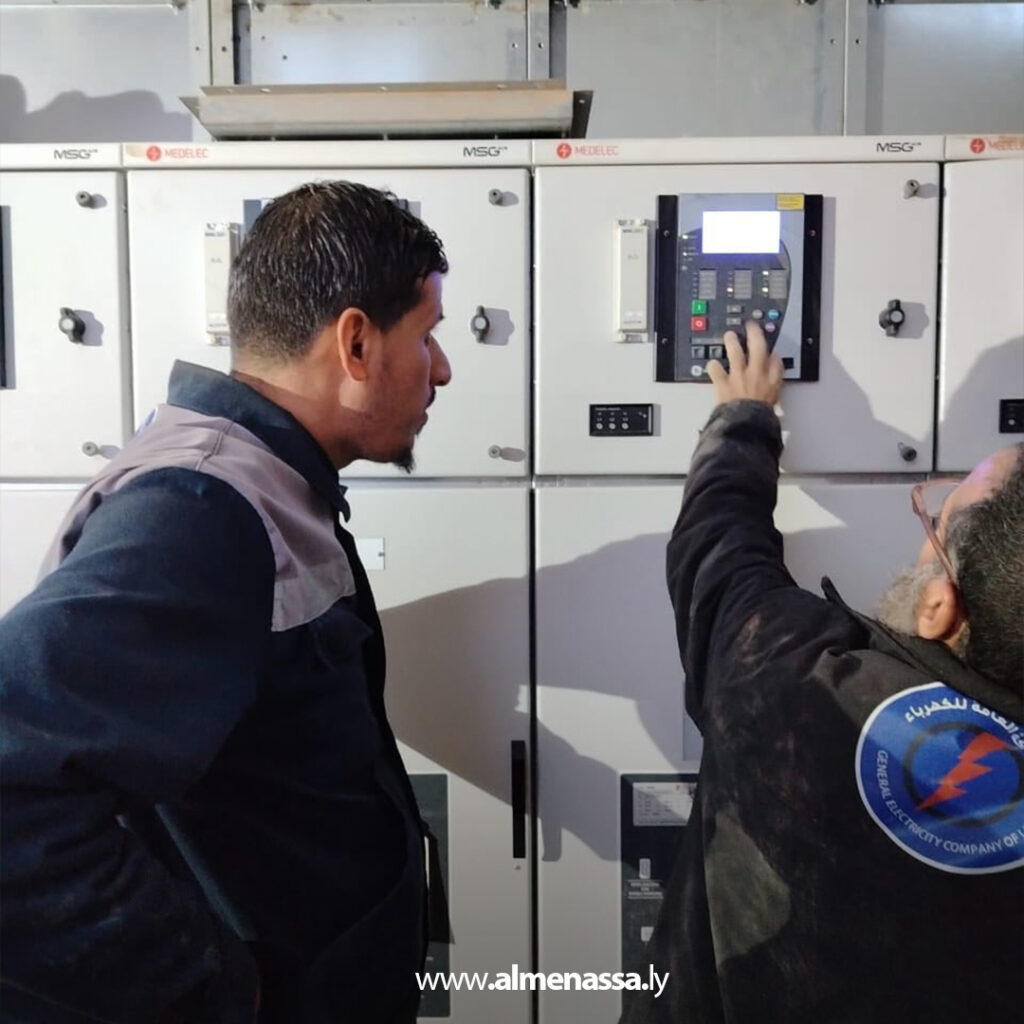 Extra 5 تركيب خلايا جديدة بمحطة جردس العبيد يعزز استقرار الشبكة الكهربائية