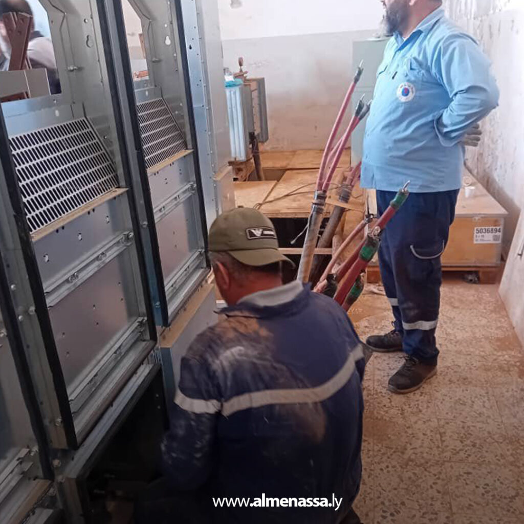 Extra .jpg111 تركيب خلايا جديدة بمحطة جردس العبيد يعزز استقرار الشبكة الكهربائية