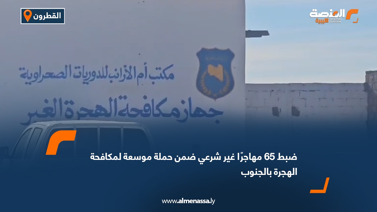 ضبط 65 مهاجرًا غير شرعي ضمن حملة موسعة لمكافحة الهجرة بالجنوب