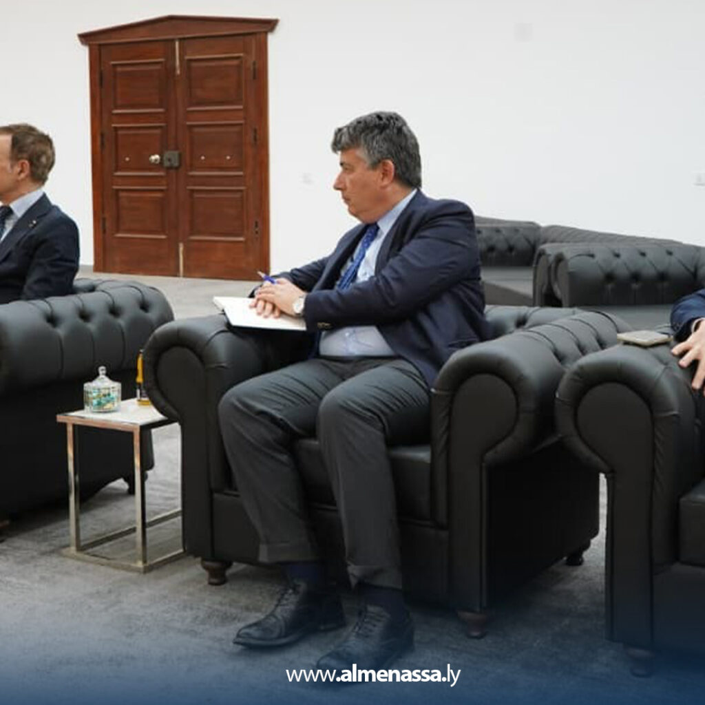 ext 1.jpg3 1 المستشار عقيلة صالح يبحث مع وفد برلماني إيطالي مستجدات المشهد السياسي والتعاون المشترك