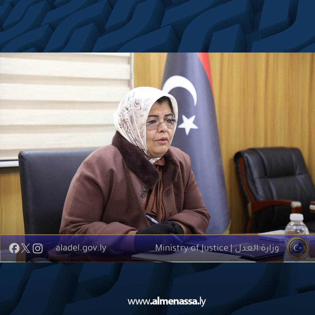 وزيرة العدل تتابع سير العمل بديوان الوزارة لمتابعة الخطة التشغيلية للربع الأول من 2026 1 extra Recovered 13.jpg2 13