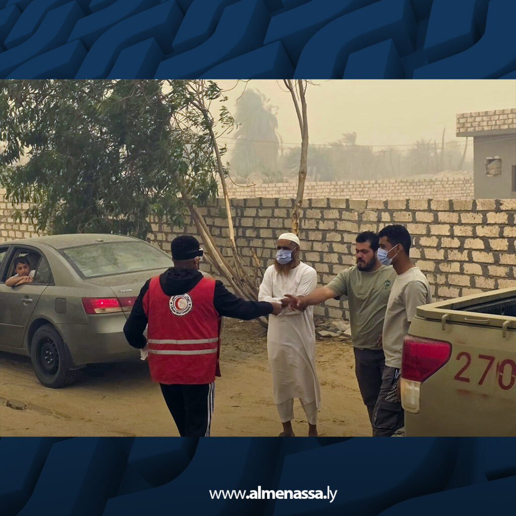 extra Recovered.jpg4 الهلال الأحمر يشارك في إخماد حريق تازربو ويقدم الدعم الميداني للسكان