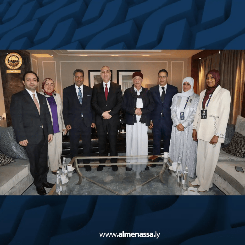 image 76 Aguila Saleh Discusses Position Coordination and Libyan Stability with Arab Parliament Speaker in Istanbul