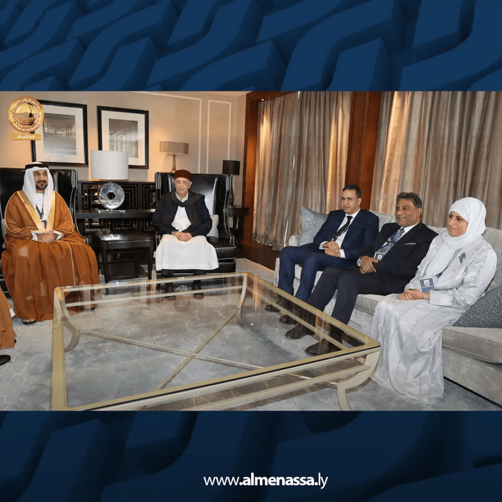 image 78 Aguila Saleh Discusses Position Coordination and Libyan Stability with Arab Parliament Speaker in Istanbul