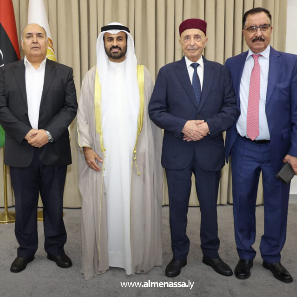 03 عقيلة صالح والحجيلان والشوابكة يبحثون ترتيبات مؤتمر برلماني آسيوي أفريقي ببنغازي