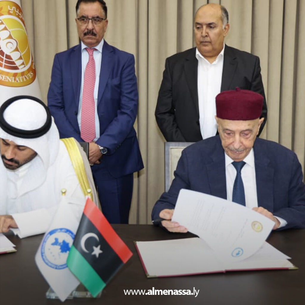 07 عقيلة صالح والحجيلان والشوابكة يبحثون ترتيبات مؤتمر برلماني آسيوي أفريقي ببنغازي