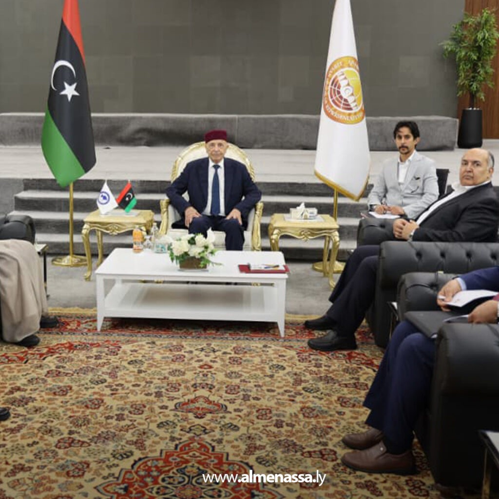09 عقيلة صالح والحجيلان والشوابكة يبحثون ترتيبات مؤتمر برلماني آسيوي أفريقي ببنغازي