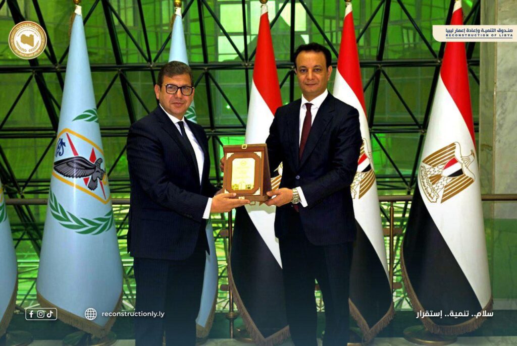 1 11 المهندس بالقاسم حفتر يبحث في القاهرة ملفات التعاون وإعادة الإعمار مع رئيس المخابرات العامة المصرية