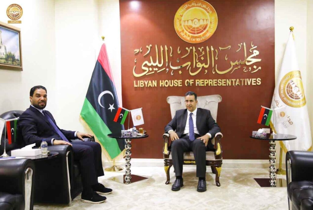 686953008 1283962687256997 7956671021402251221 n النويري يبحث مع قادربوه التقرير السنوي وإقفال الحسابات الختامية للدولة