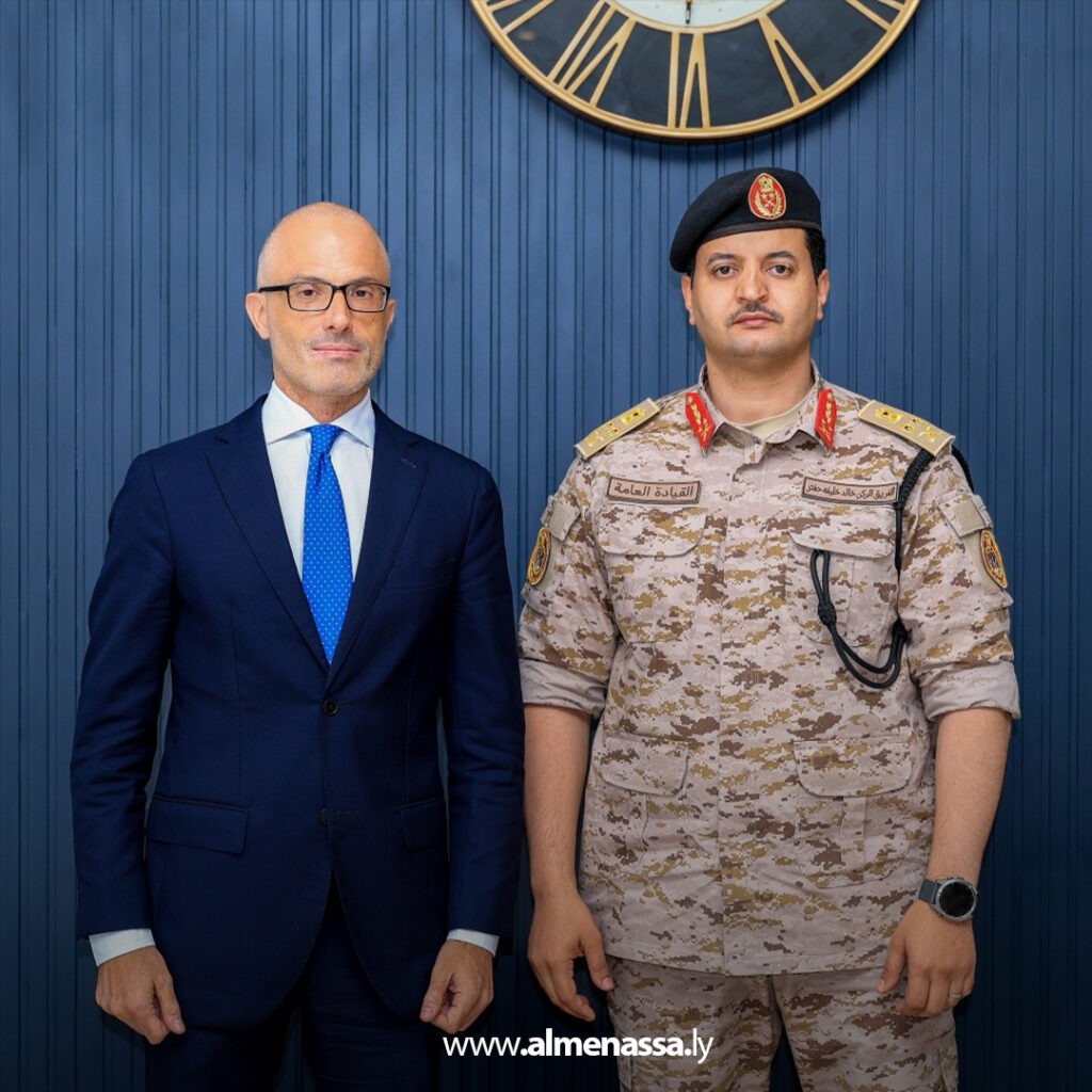 Extra 5.jpg3 5 رئيس الأركان العامة يبحث مع سفير الاتحاد الأوروبي التعاون في ملفات الأمن والهجرة