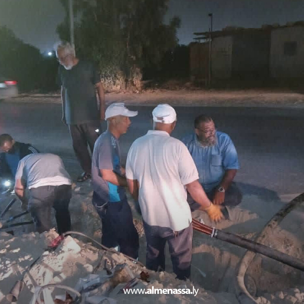 Extra 85 إصلاح أعطال كهربائية يعيد التيار إلى عدة مناطق في بنغازي خلال يومين متتاليين